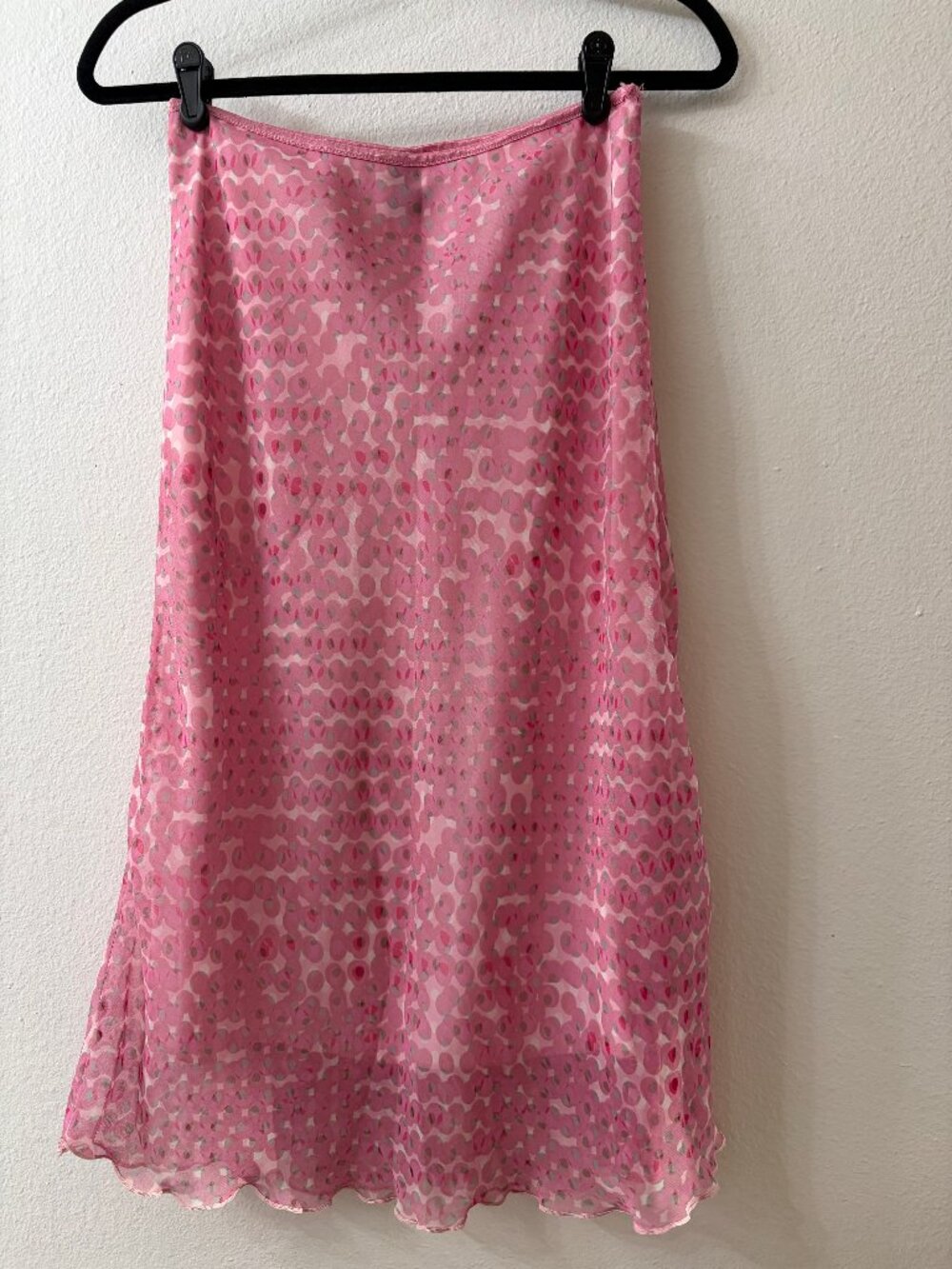 Vintage 90's Y2K Wrapper Slip Skirt 25in waist